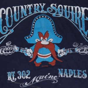 Vintage 1980s Yosemite Sam Naples Maine Soft Thin T-Shirt