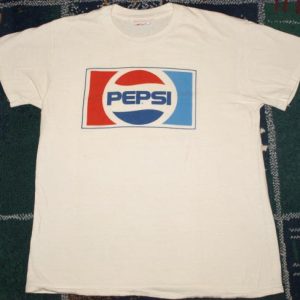 Vintage 1980's PEPSI Cola Maine Cycling Race T-Shirt 80s