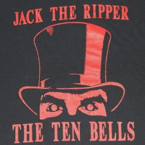 VTG 80s JACK THE RIPPER Ten Bells London Bar Tavern T-Shirt