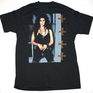 VTG 1989 CHER Heart & Stone Concert Tour T-Shirt Never Worn