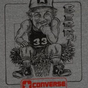 Vintage 1980s Converse LARRY BIRD Caricature T-Shirt Celtics