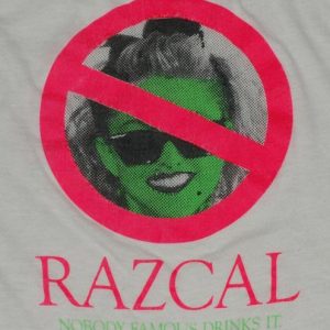 Vintage 1980s Razcal Soda Anti Madonna T-Shirt