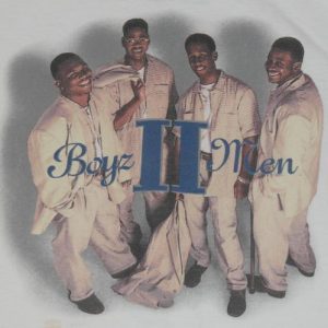 Vintage 1990s BOYS II MEN BOYS2MEN ORIGINAL CONCERT T-Shirt