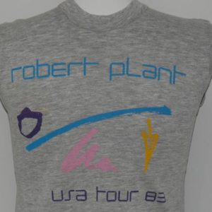 Vintage 1983 1980s ROBERT PLANT USA Tour Concert NEVER WORN