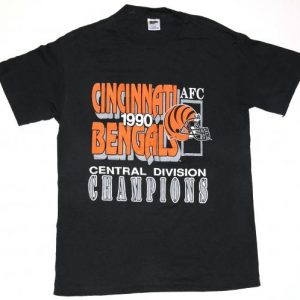 VTG 1990 CINCINNATI BENGALS NFL Football T-Shirt NEVER WORN