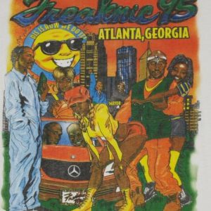 Vintage 1995 Atlanta Freaknik Hip-Hop T-shirt Tupac