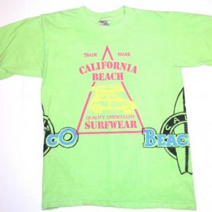 Vintage 1980s California Beach Company Surfing T-Shirt