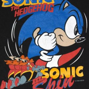 Vintage 1990s Sega SONIC THE HEDGEHOG Video Game T-Shirt