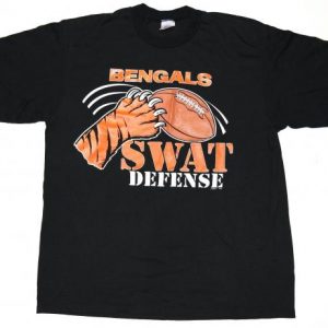 Vintage 80s Cincinnati Bengals Defense NFL Football T-Shirt