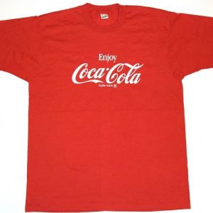 Vintage 1980s COKE Coca Cola Screen Stars T-shirt Never Worn