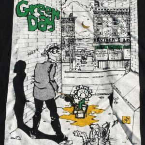 Vtg 1994 GREEN DAY Concert EUROPEAN Tour Shirt DOOKIE