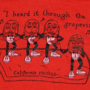 Vintage 1980s California Raisins Grapevine T-Shirt