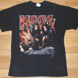 Vintage 1993 KISS Revenge Concert Tour 1990s T-Shirt