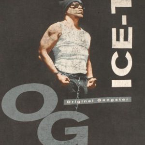 Vintage 1991 ICE-T Original Gangster OG T-Shirt