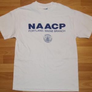 Vintage 1990s NAACP Equal Rights White T-Shirt