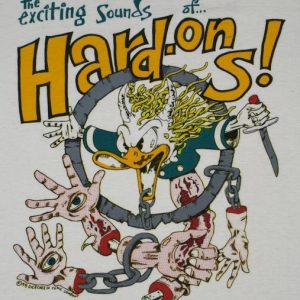 VINTAGE 1990's 1991 THE HARD ONS Concert Tour T-Shirt