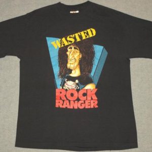 VTG 80s Great White Wasted Rock Ranger Tour t.shirt Orinal