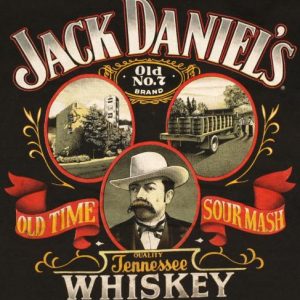 Vintage 1980's Jack Daniels T-Shirt Tennessee Whiskey 1989