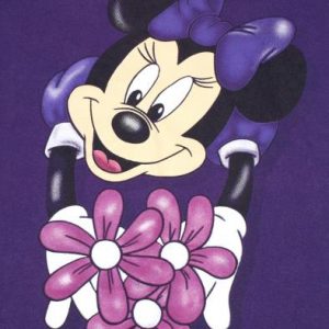 Vintage Walt Disney World Purple Minnie Mouse T-Shirt