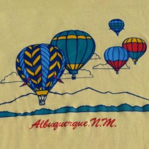 Vintage 1980s Albuquerque New Mexico Balloon Festival Shirt