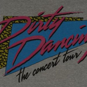 VIntage 1980s DIRTY DANCING Tour Shirt Screen Stars