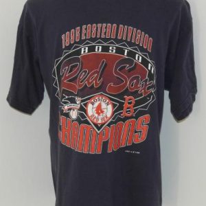 Vintage 1995 BOSTON RED SOX Baseball T-Shirt East Champs 90s