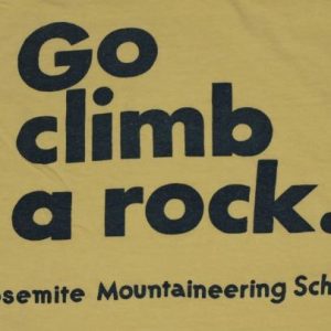 Vintage Yosemite Mountaineering School Rock Climbing T-Shirt