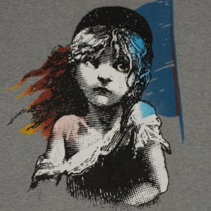 Vintage 1986 Les Miserables Broadway T-Shirt 1980s