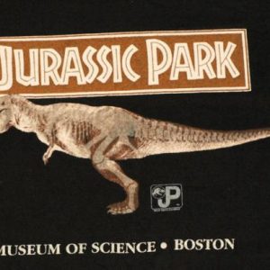 Vintage 1990s Jurassic Park Boston Museum of Science T-shirt