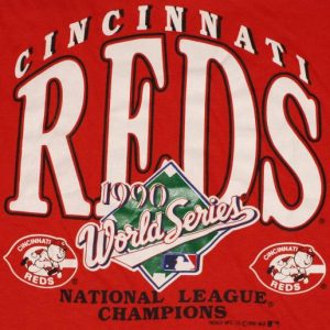 Vintage 1990 Cincinnati Reds World Series T-Shirt