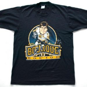 1980s RAY BOURQUE Boston Bruins Caricature Tee