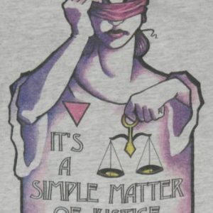 Vintage 1993 Gay & Lesbian Washington March Justice T-Shirt