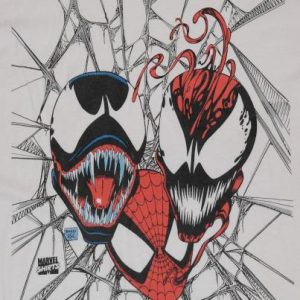 VINTAGE 1992 SPIDEY & VENOM MARVEL COMICS Spiderman T-Shirt