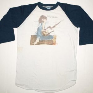 Vintage 1981 BILLY SQUIER Concert Tour Raglan Shirt 1980s