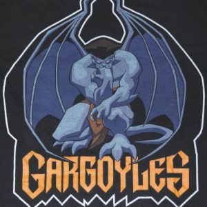 Vintage 1990s GARGOYLES GOLIATH TV Show Cartoon T-Shirt