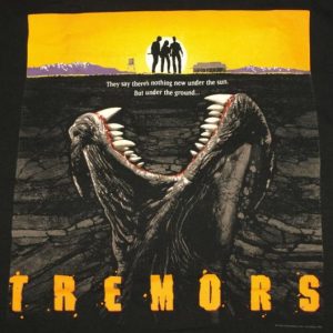 1989 Tremors Sci Fi Horro Comedy Movie T-Shirt Kevin Bacon