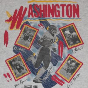 Vintage Washington Redskins 1991 90s NFL players t-shirt