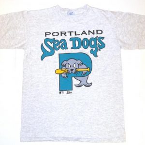 VTG 1990s PORTLAND SEA DOGS Minor League Baseball T-Shirt