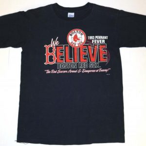 Vintage 1993 Boston Red Sox Believe Baseball 1990s T-shirt