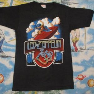 original LED ZEPPELIN vintage 70s tour SHIRT