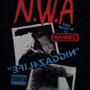 N.W.A `EFIL4ZAGGIN` Long Sleeve