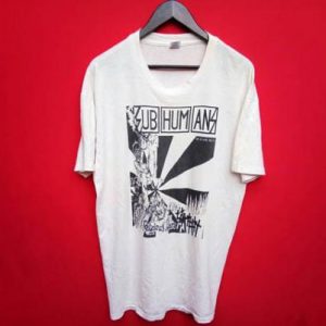 vintage Subhumans punk band xlarge mens t shirt