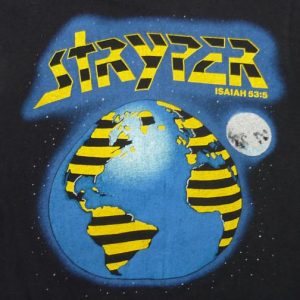 VINTAGE 80'S STRYPER ISAIAH 53:5 CHRISTIAN ROCK METAL T-SHIR