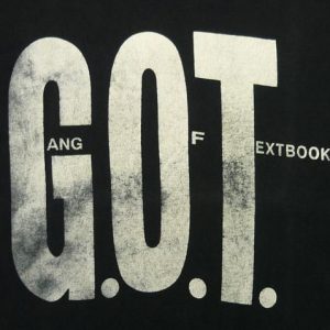 90'S GANG OF TEXTBOOKS UNDERGROUND HIP HOP RAP T-SHIRT