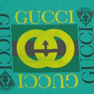 VINTAGE 90'S GUCCI HIP-HOP LOGO T-SHIRT XL