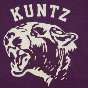 Vintage 1980's KUNTZ Elementary School Lawton OK. T-Shirt