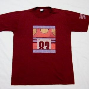 Vintage 1983 Nike Cascade Run Off Running Race T-Shirt