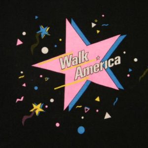 Vintage Late 80's Walk America Sponsors T-Shirt