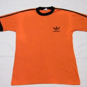 Vintage 1980 Adidas Trefoil Providence Fun Run T-Shirt