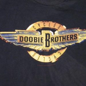 Vintage 1989 Doobie Brothers Cycles Concert Tour T-Shirt